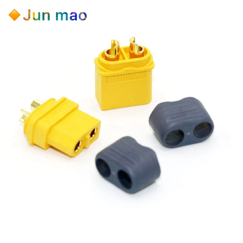 10PCS XT60 XT60H Plug Connector With Sheath Housing 5 Male 5 Female (5 Pair )