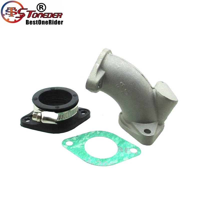 STONEDER Carb Intake Adapter Boot Rubber Pipe Flange For Zongshen 190cc Pit Dirt Bike Daytona Anima 150 190 FLX  FSM FDX Engines