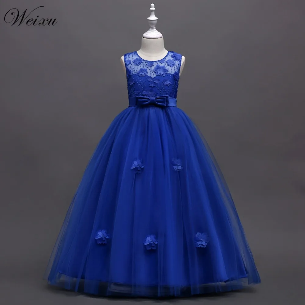 

New Baby Girl Ball Gown Dress Children Flower Wedding Dress Kids Anniversary Party Princess Dresses for Girls 8 10 12 Years Old