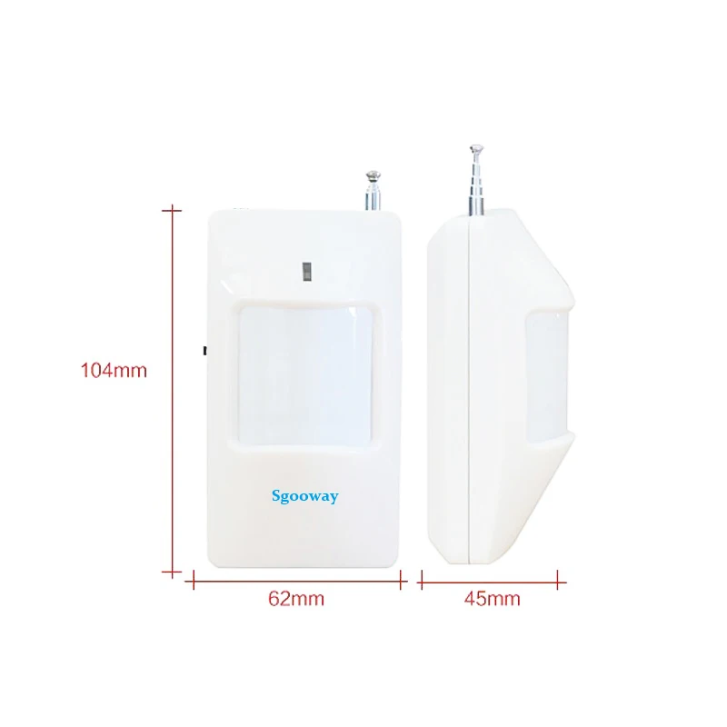 Détecteur de mouvement PIR sans fil pour alarme et caméra WIFI, 433Mhz, livraison gratuite