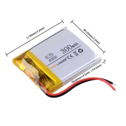 3.7V 452530 300mAh Rechargeable Lithium Li-ion Polymer Battery for MP3 MP4 Bluetooth Smart Watch