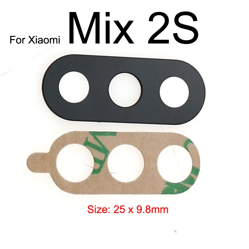 Yuxi Kamera Belakang Kaca Penutup Lensa Pengganti untuk Xia Mi Mi 8 Lite Se 6 6X 5 5X 5S Plus MAX 3 2 Mi X 2S Mi A1 Pocophone F1