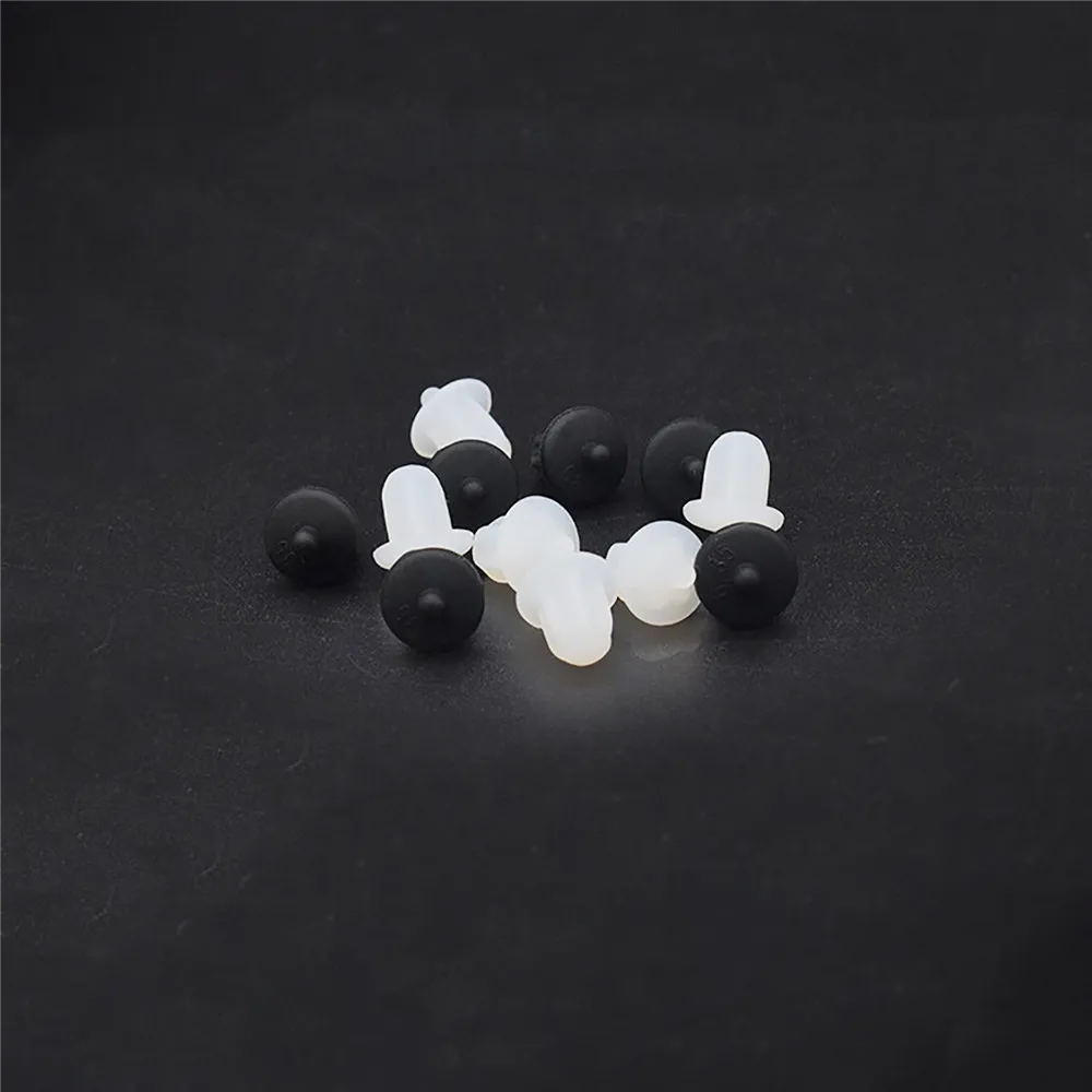 10PCS 6.35มม.ปลอดสารพิษปลั๊กป้องกันฝุ่นซิลิโคน Stopper ฝาครอบหมวกสำหรับเครื่องเล่น DVD/เครื่องขยายเสียง/อุปกรณ์เสียง