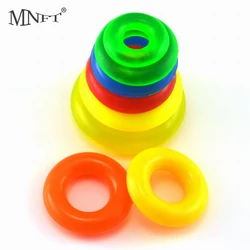 MNFT 12 Pcs/Lot Soft Flexible Gel Rubber Float Stopper Fishing Rod Clip Stop Tackle O Rings Ring Anti-skid Pole Sleeve