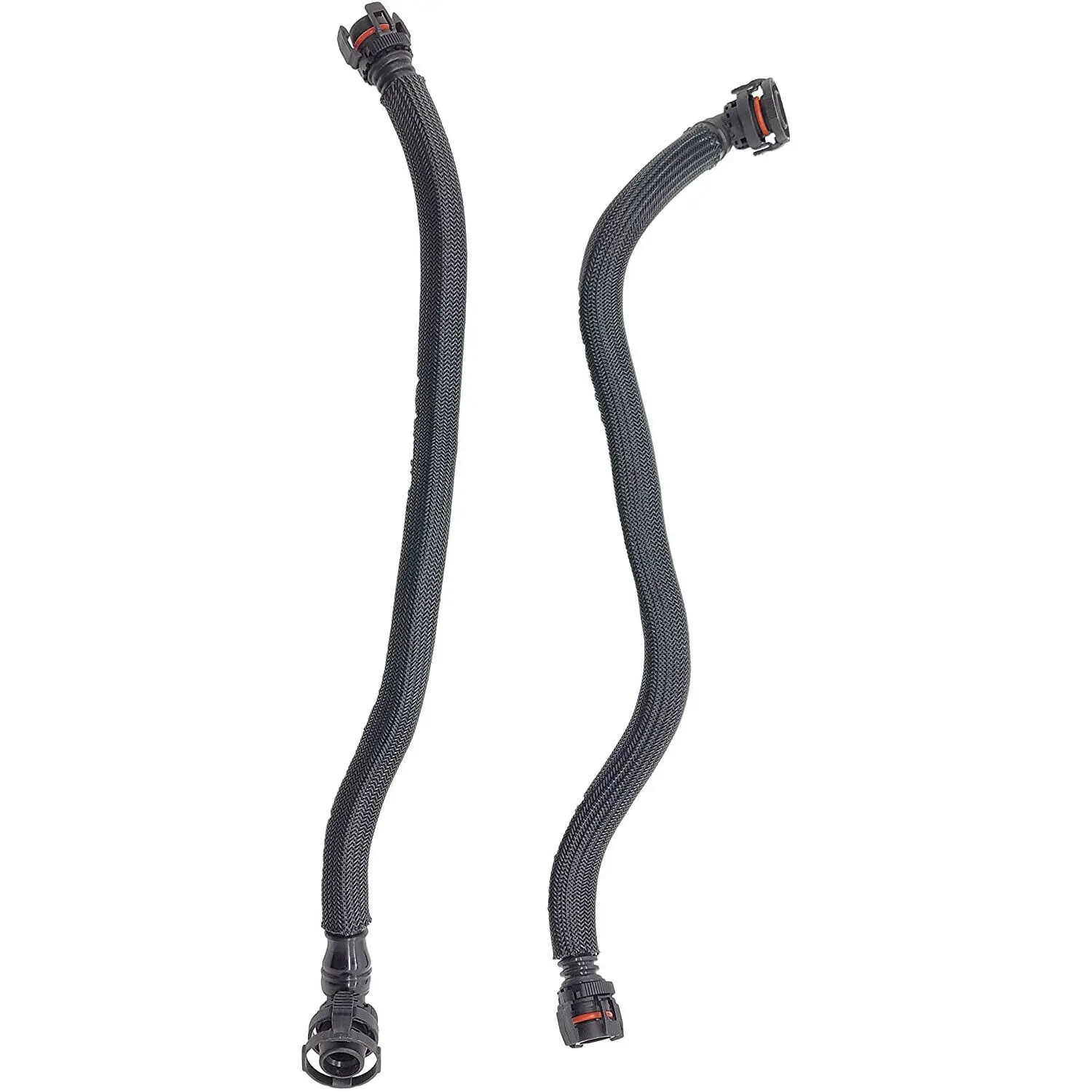 4 LH & RH Ngực Ống Lồng Vắt Thông Hơi Ống Cho Xe BMW 550i 650i 750i 750Li Alpina B7 X5 X6 11157575640 11157575641