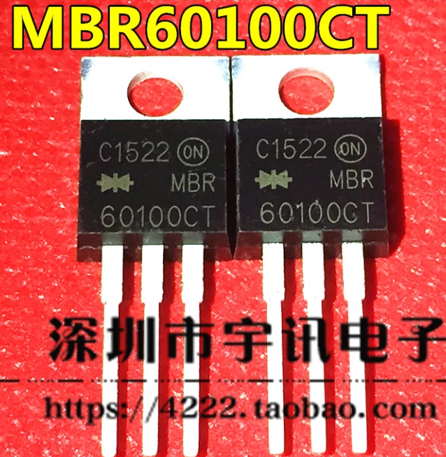 Mxy 5PCS MBR60100CT TO220 MBR60100TO-220 60100CT Schottky diode 60A 100V original