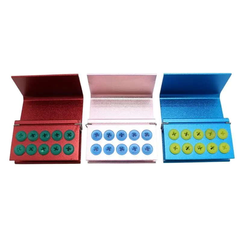 

Dental Disinfection dental burs Holder high speed& low speed burs For Oral Care Tools Random Color 10 Holes Dentista Tools Lab