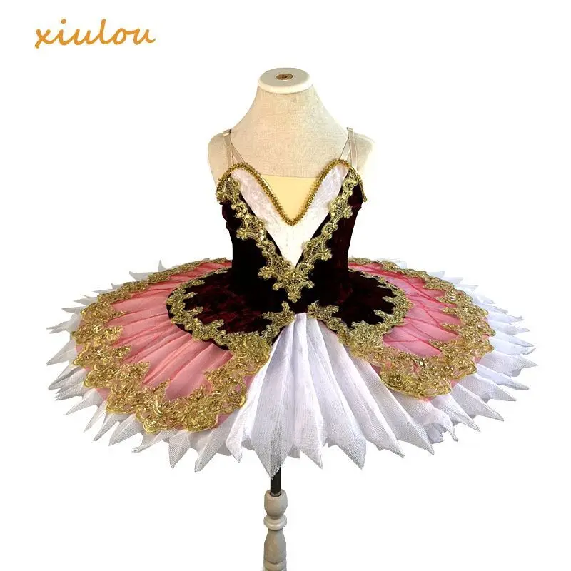 Profissional ballet tutu adulto ballet tutu meninas crianças feminino ballet traje adulto bailarina trajes de dança meninas