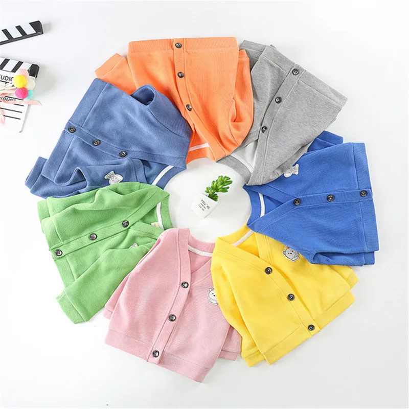 New Style Baby Outerwear Boys Coats Toddler Girls Cardigan Jackets Warm Children\'s Baseball Tops Sweatshirt Infant Kids Clothing