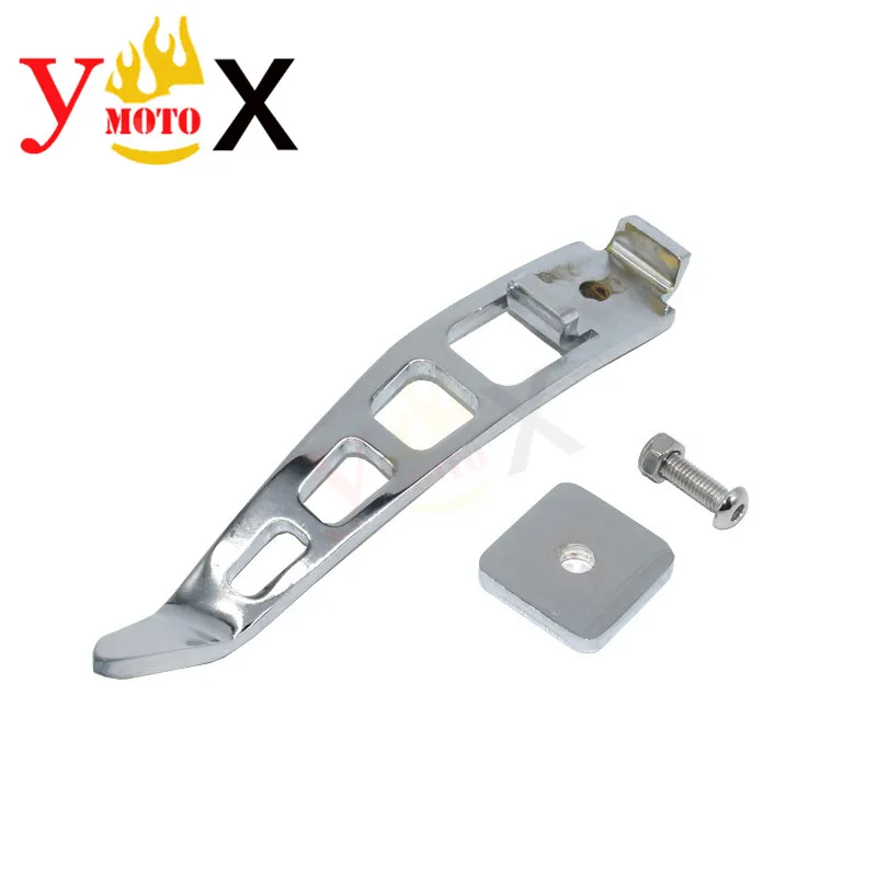 Motorcycle Chrome Stand Kickstand Extension Extender Foot Pedal For Harley Dyna Street Bob FXDB Fat Bob Low Rider Super Glide