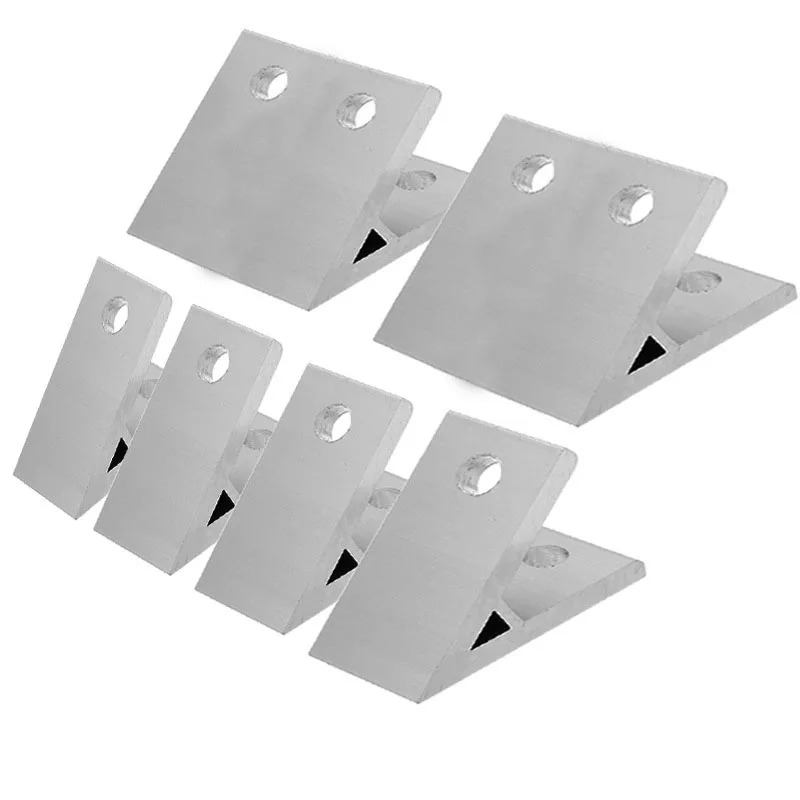 1pcs 45 Degree Corner Code Profile Bracket Industrial High Intensity Corner for 2020 2040 3030 4040 4545 5050 Aluminum Profile