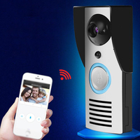 Wireless Video Doorbell with PIR Motion Detection, Waterproof, WiFi Security Camera, Real-Time Video Doorbell, IP55, 720P