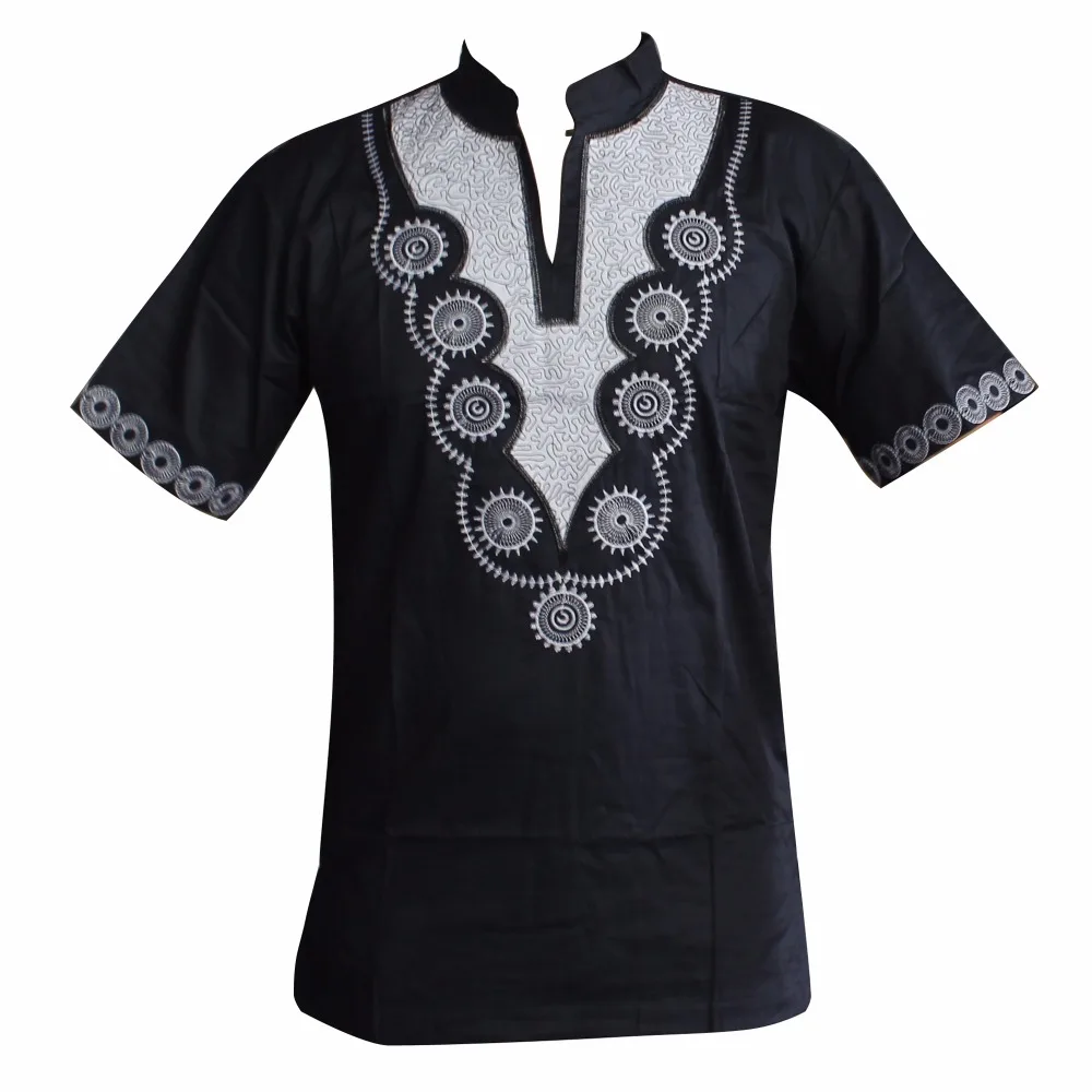 Dashiki Embroidered African clothes Tribal Ethnic Succunct Top Ankara Man\'s tops Muslim T-Shirts одежда для мужчин