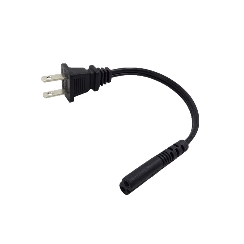 ultrashort US Japan IEC C7 Power Cable EU Euro AU UK Figure 8 Power Extension Cord For Battery Charger Portable Radio Sony PSP