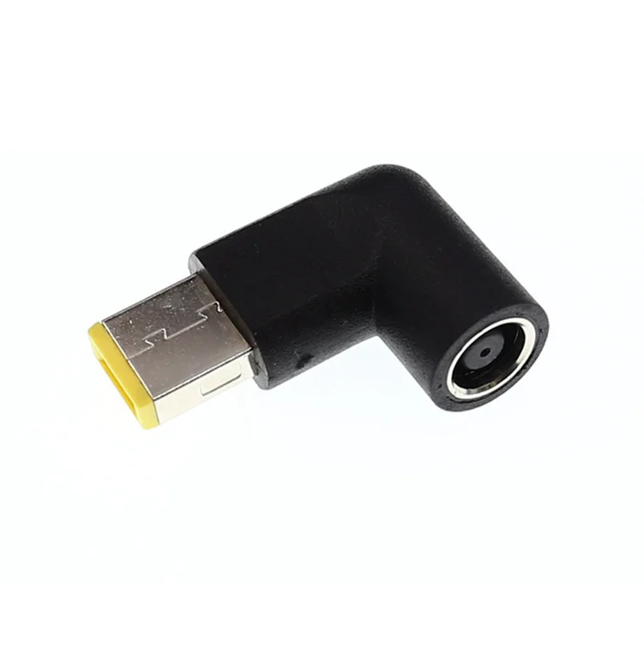 DC 7.9*5.4mm 5.5mm DC Jack To Rectangle Port Charger Power Adapter 90 Degree Angled For Lenovo ThinkPad X1 Carbon Laptop