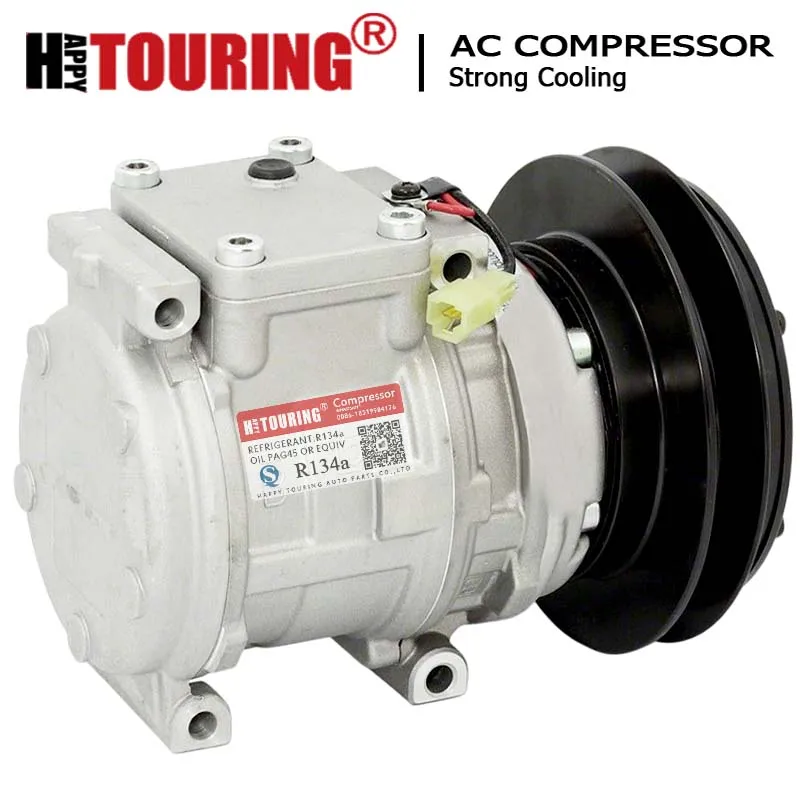 10PA15C AC Compressor for Denso Komatsu Kubota 447200-1741 Farm & Off Road 4472000240 447200-0240 4472000246 447200-0246