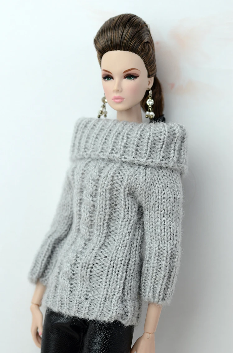 For Outfit Pullip Doll Accessories Princess Casual Suit Top Coat For 30 Cm Doll Clothes Sweater White Black Yellow 1/6
