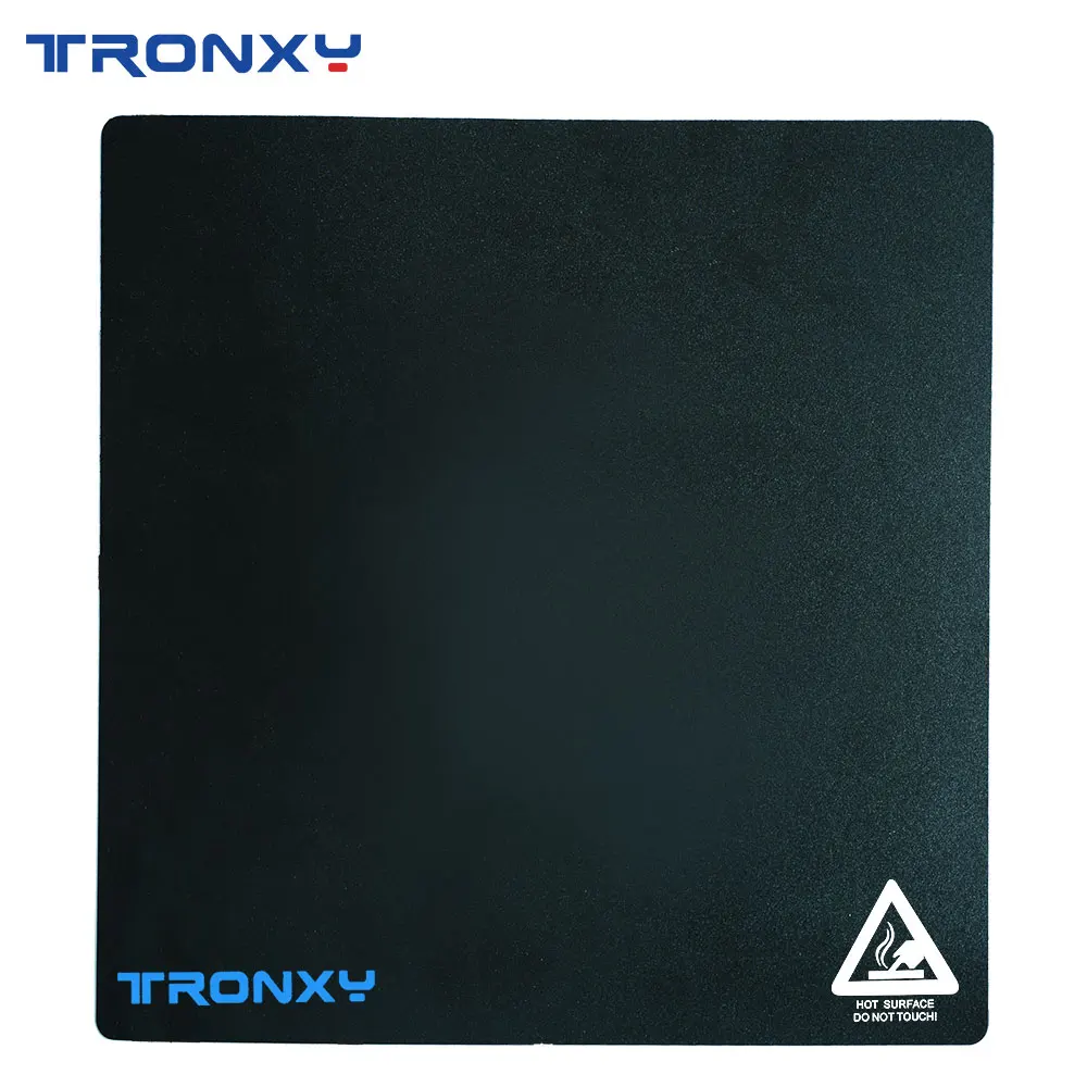 Tronxy černá maskovací páska 3D knihtiskař heatbed nálepka pařeniště páska 220*200mm 330*330mm 255*255mm 400*400mm 500*500mm