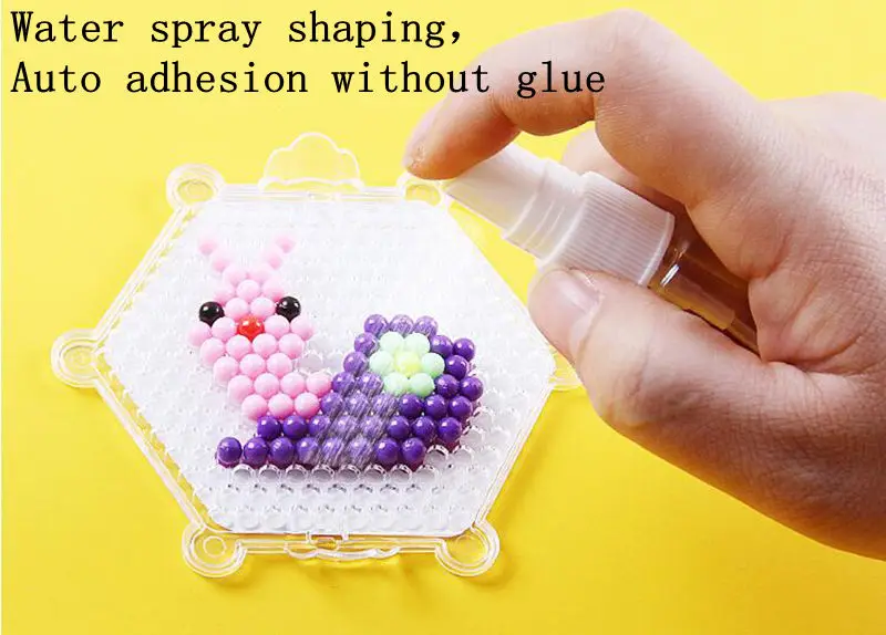 NEW DIY Water Spray Beads 24 Colors Refill Beads Puzzle Crystal Set Ball Games 3D Handmade Magic Toys for Children Manualidades