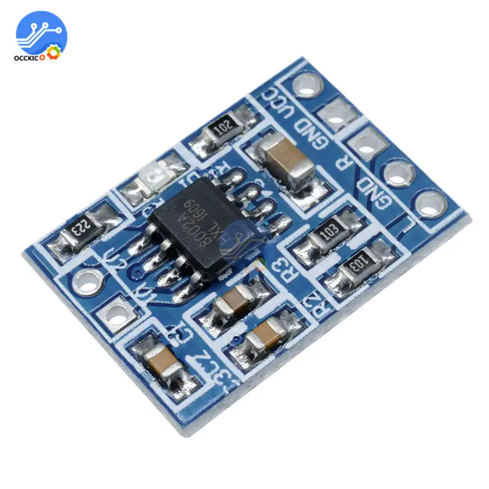 Mini HXJ8002 Mono amplifikatör kurulu BTL ses güç ses ses AMP kurulu hoparlör için 2.0-5.5V