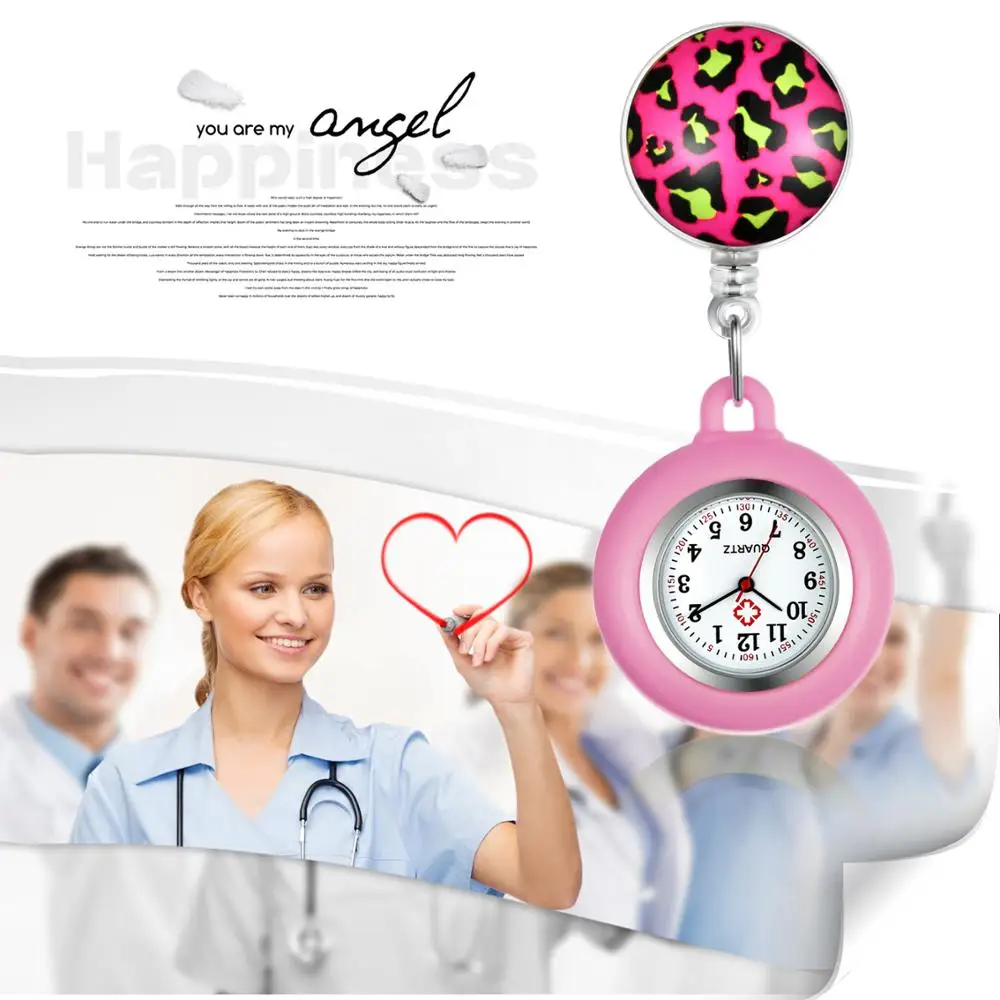 LANCARDO 2021 wysokiej jakości pielęgniarka zegarek kieszonkowy zegarki dla dziewczyn silikonowy zegarek dla pielęgniarki broszka tunika zegarek Reloj de regalo Dropship