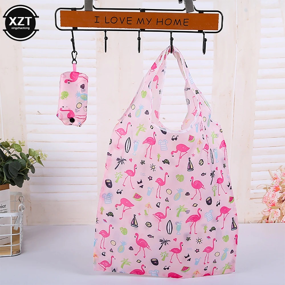 Environmental Foldable  Handy Shopping Bag Reusable Tote Recycle Storage Handbags Home Storage Organization Bag