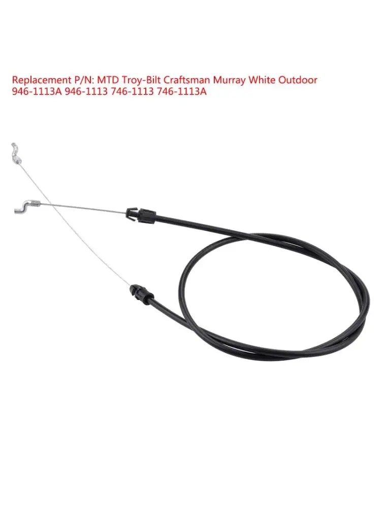 946-1113A Blade Control Cable for MTD 746-1113A Troy-Bilt TB210 TB200 TB320 Walk-Behind Lawn Mower 51-1/4-inch Cable / 3