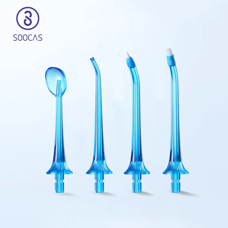 Original SOOCAS W3 Pro Nozzles Tips Oral Irrigator Water Flosser Waterpulse Waterpick Water Flosser for SOOCAS W1/W3/W3 Pro Head