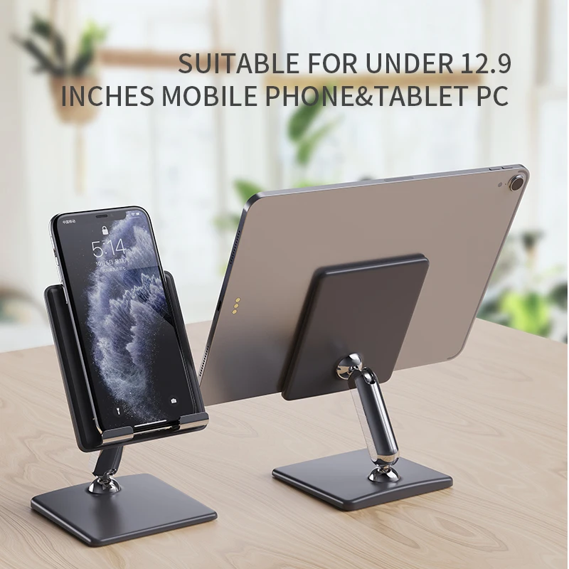 Foldable Tablet Mobile Phone Desktop Phone Stand for iPad iPhone Samsung Desk Holder Adjustable Desk Bracket Smartphone Stand