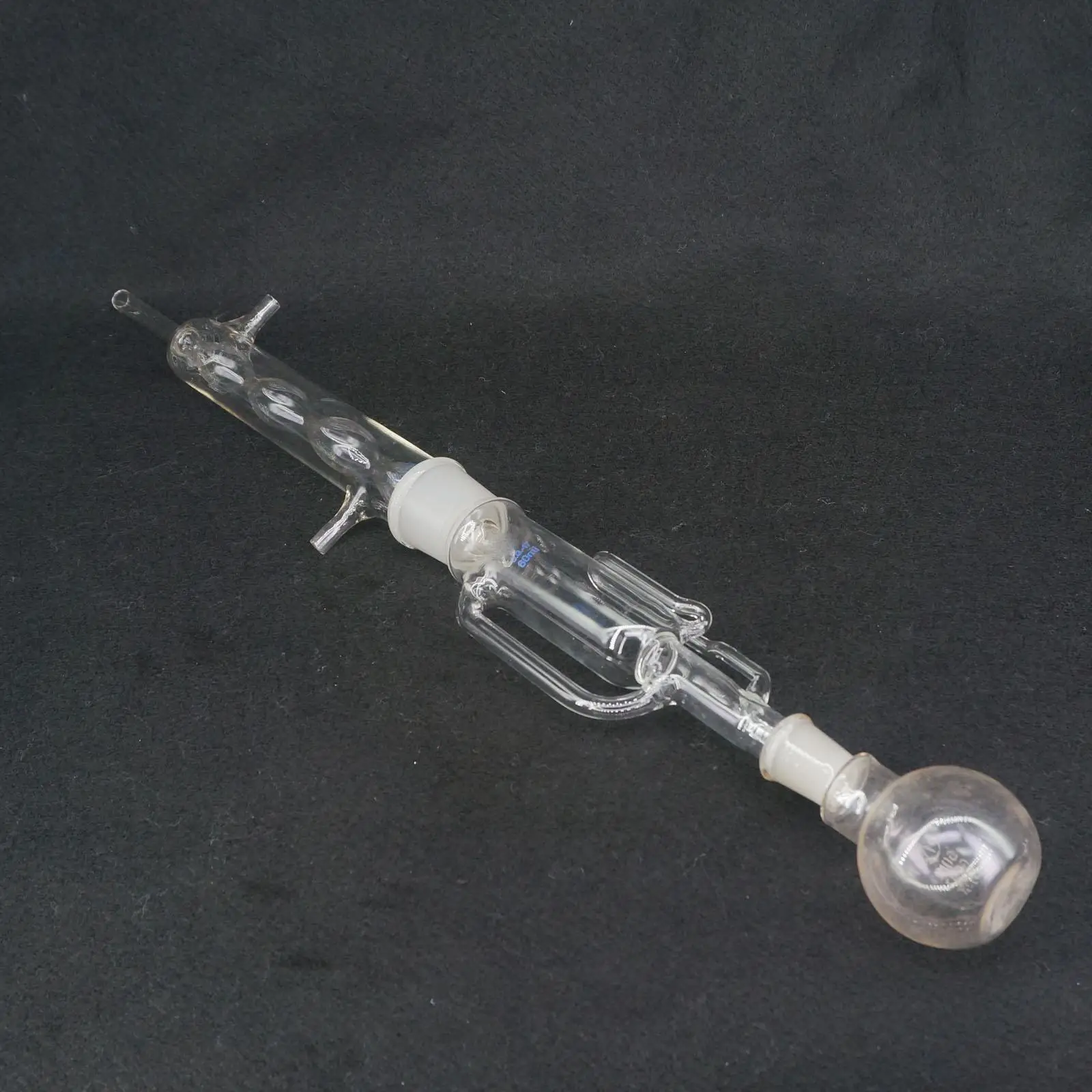 

60ml 150ml 250ml 500ml Capacity Borosilicate Glass Extraction Apparatus Soxhlet with Bolb Condenser Lab Glassware