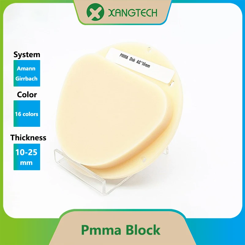 

3Pieces Resin Monolayer Pmma Block 89*71*16mm for Dental Lab Amann Girrbach System