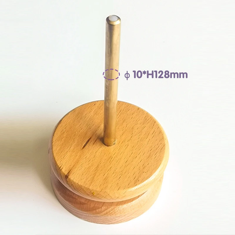 Manual Wooden Solid Wood DIY String Beads Quickly Loader Bead Spinner Jewelry Making Tool