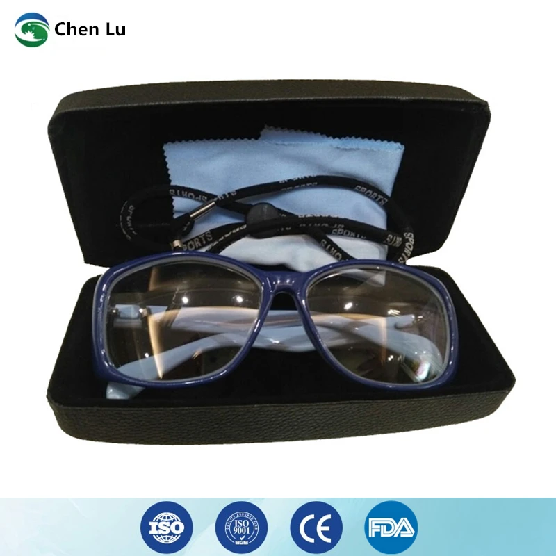 Protección frontal y lateral genuina, protección radiológica, gafas de plomo de 0,5/0,75 mmpb, protección de rayos gamma, gafas de plomo