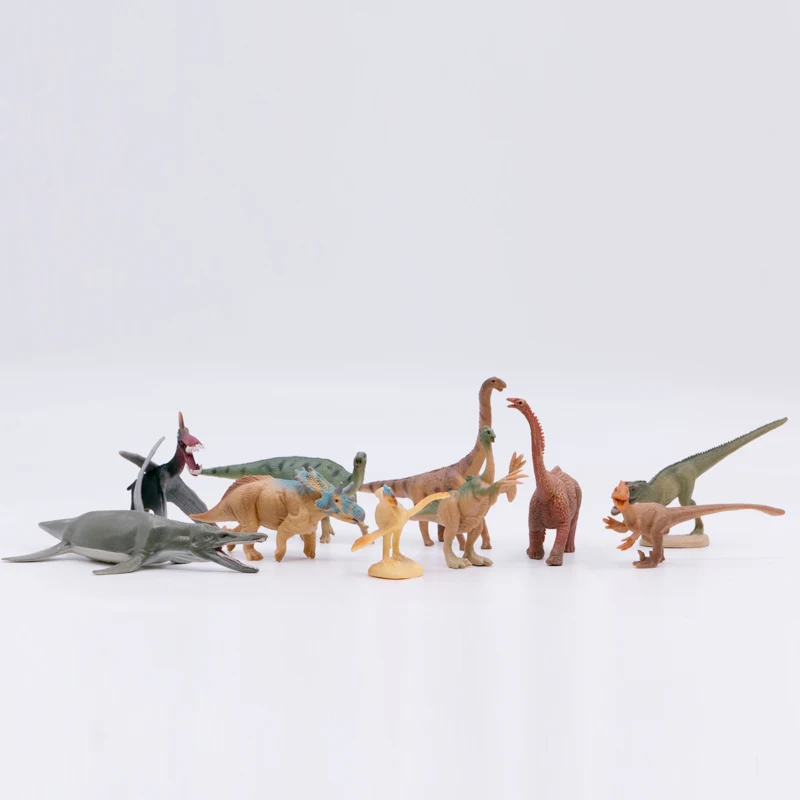 2021 Collecta New Model Prehistoric Dinosaur Animal  Mini Dinosaurs 10PCS in One Box A1103 Gift Set Toys for Boys and Girls