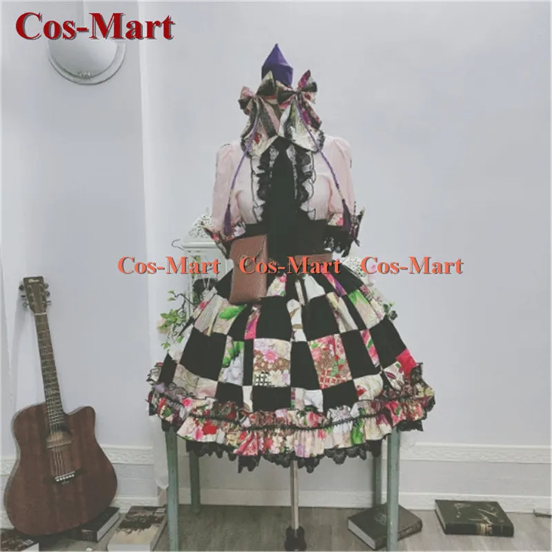 Cos-Mart Touhou Project Himekaidou Hatate Cosplay Costume Gorgeous Sweet Dress Activity Party Role Play Clothing Custom-Make