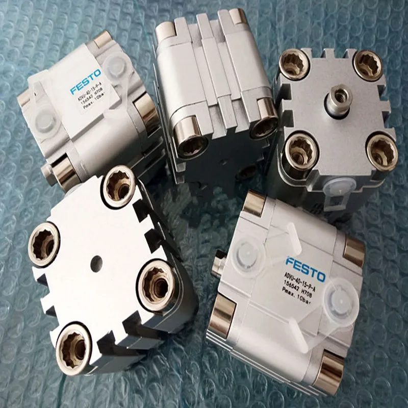 

FESTO Compact cylinder ADVU-40-5-A-P-A ADVU-40-10-A-P-A ADVU-40-15-A-P-A ADVU-40-20-A-P-A ADVU-40-25-A-P-A ADVU-40-30-A-P-A ADVU