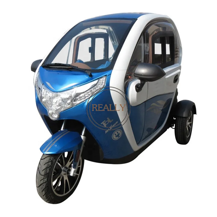 Colorful Electric Tricycle For Adults 3 Wheel Tuk Tuk Car Elderly  Mobility Scooter Rickshaw Trike