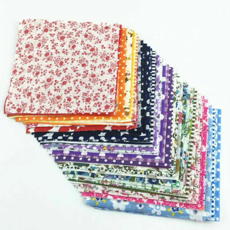 80 kinds of mixed patchwork high quality DIY sewing mixed style floral pattern cotton fabric cloth material