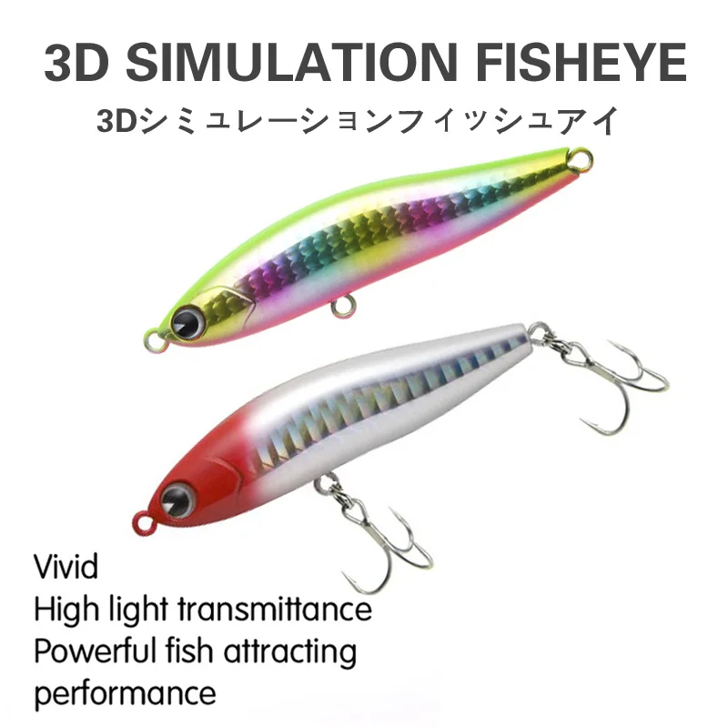 Sinking Pencil Fishing Lures Accesorios Weights 14g 7cm Isca Artificial Baits De Pesca Lure Tackle For Seabass Fish Goods Leurre