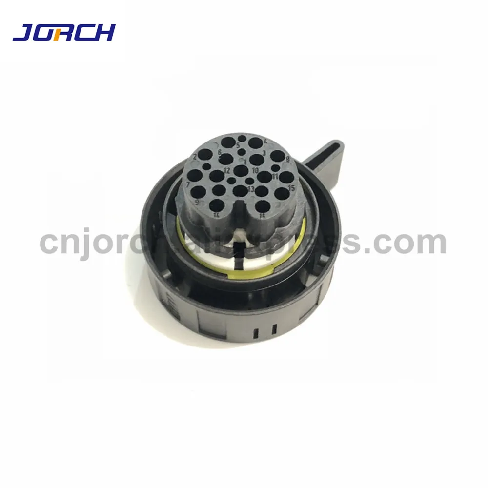 1 set 16 Pin Kostal Automotive Plastic Female circular wire connector without pins 420 973 716