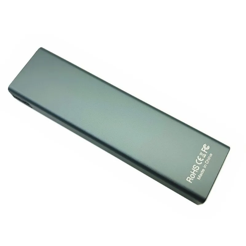 Funda de SSD M2, carcasa NVME, adaptador de SSD M.2 a USB tipo C 3,1 para protocolo Dual NVME, PCIE, NGFF, SATA, clave M/B, caja de disco SSD