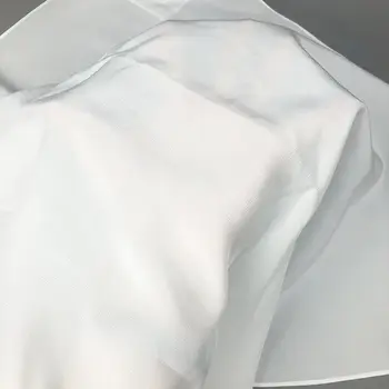 2020新女士真絲方巾披肩白色純色頭巾髮帶頭巾,適用於DIY繪畫 10 最佳銷售 寶仕迪絲巾 - №4