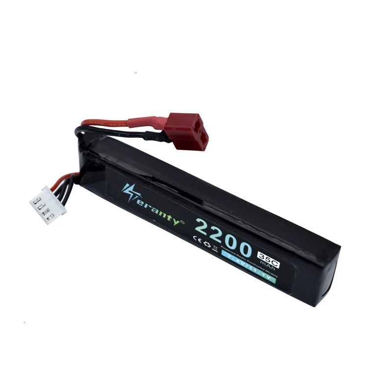 Upgrade 2200mAh 35C Water Guns 1Pcs 11.1V Lipo Battery 3S for AKKU Mini Airsoft BB Air Pistol Electric Toys Guns RC Parts