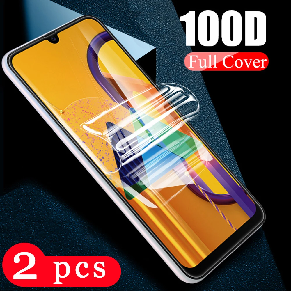 

Гидрогелевая пленка с полным покрытием для Samsung Galaxy M51, M40, M31, M30S, M30, M21, M20, M11, M10S, M10, 2 шт., защита экрана телефона, не стекло
