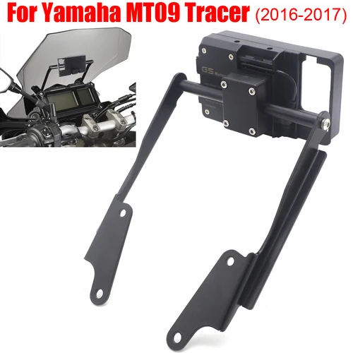 Soporte de teléfono frontal para motocicleta, soporte de navegación GPS para teléfono inteligente para Yamaha MT 09 MT09 Tracer 900 2016 2017