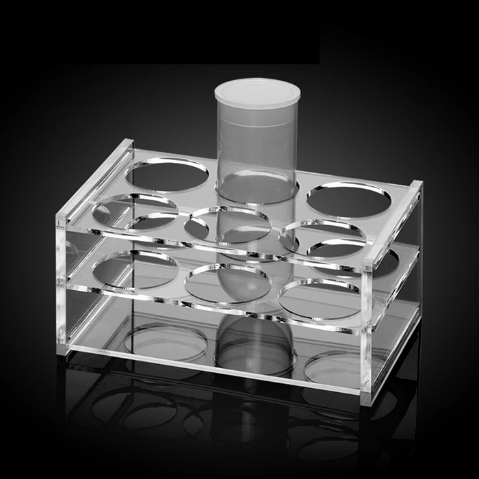 0.2ml/1.5ml/2ml/5ml organic glass centrifuge tube rack