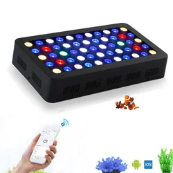 165w Tuya Wifi Control regulable luz LED para acuario luz de luna acuario arrecife marino lámpara de peces de Coral planta creciente luz del tanque de peces