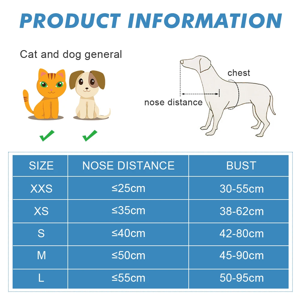 Blind Pet Anti-collision Collar Dog Guide Training Behavior Aids fit small big Dogs Prevent Collision collars supplies