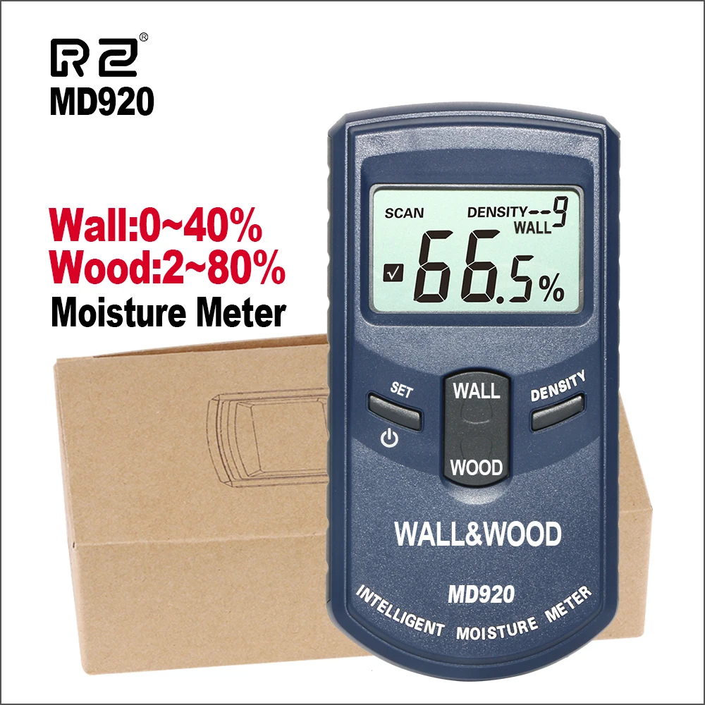 

DZYTEK Digital Inductive Wall And Wood Moisture Meter Inductive Hygrometer Digital Humidity Tester Damp Detector Measuring Tools