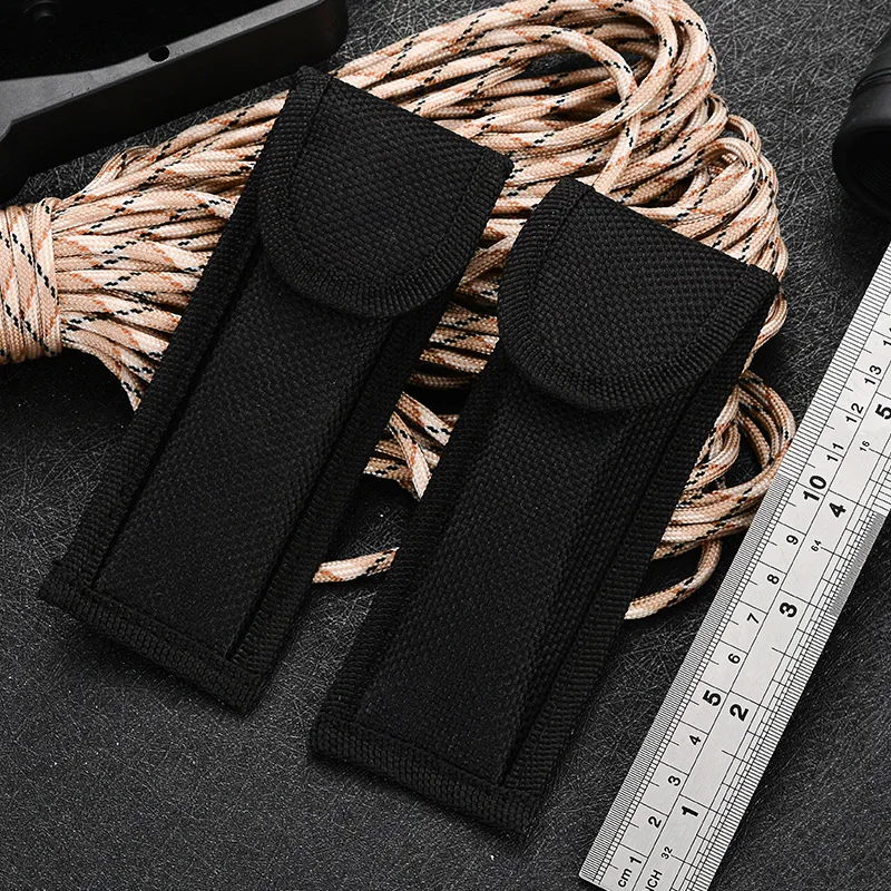 14*5cm EDC Nylon Pliers Scabbard Pouch Army Knives Cover Bags Pouch Nylon Oxford Folding Knife Packaging Case Belt Knife Bags